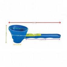 Mess-Free Protein Powder Scoop & Funnel – Sliding Measuring Spoon for Drinks & Kitchen