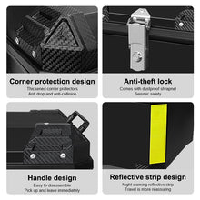 45L Motorcycle Top Case – Large Capacity Waterproof Rear Trunk for Scooter, E-Bike & Motorcycle