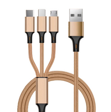 3-in-1 Fast Charging Cable 1.2M – USB Multi Charging Cord