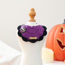 Pet Accessory Halloween Gold Label Knit Bandana Cat Dog Bib Ghost Festival.