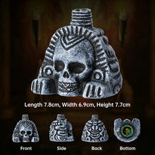 Aztec Death Whistle – Realistic Screaming Skull Sound Effect, Spooky Resin Prop for Halloween Pranks & Party Favors