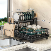 Adjustable Stainless Steel Dish Drying Rack – Kitchen Countertop Organizer