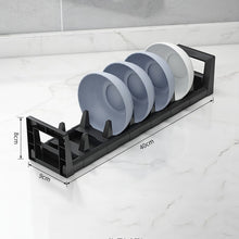 Space Aluminum Draining Dish Rack Cutlery Rack Drawer.