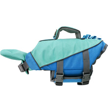 Reflective life jacket pet dog swimsuit.