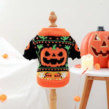 Pet Clothes Autumn Winter Cartoon Pumpkin Design.