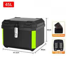 45L Motorcycle Top Case – Large Capacity Waterproof Rear Trunk for Scooter, E-Bike & Motorcycle