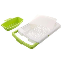 Kitchen Sink Organizer Rack – 2-in-1 Drainage Shelf for Cutting Boards & Fruit