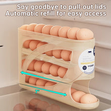 Automatic Rolling Egg Holder for Fridge – Space-Saving Egg Storage Organizer