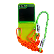 Samsung Z Flip Crossbody Phone Case - Fluorescent Green