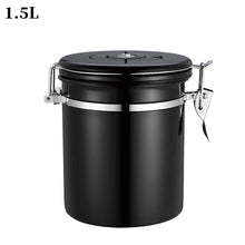 304 Stainless Steel Sealed Jar Coffee Bean Storage.