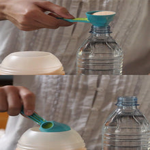 Mess-Free Protein Powder Scoop & Funnel – Sliding Measuring Spoon for Drinks & Kitchen