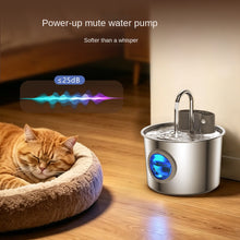 2.2L Automatic Cat Water Fountain – 304 Stainless Steel Pet Water Dispenser