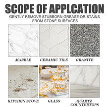 Stone Cleaning Powder, Household Kitchen Countertop Marble Tile Stain.
