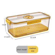 Refrigerator Storage Box Plastic Kitchen Sorting.