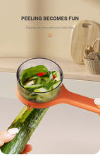 Kitchen Multi-Functional Peeler With Bucket Storage.