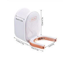 Wall Mounted Hair Dryer Holder – Bathroom Storage Rack for Hair Dryer & Styling