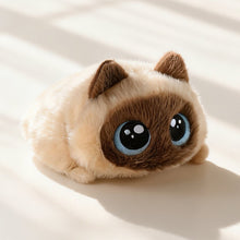 Cute Plush Cat Squishy Emotional Companion Stress Relief Soothing Super Soft Down Cotton Round-Eyed Cat Stackable Toy