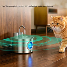 2.2L Automatic Cat Water Fountain – 304 Stainless Steel Pet Water Dispenser