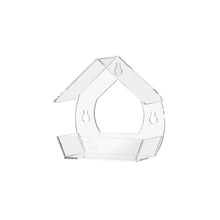 Window Bird Feeder, Triangular House-Shaped Plastic Acrylic Bird Feeder, Acrylic Pet Bird Feeder