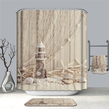 3D Printing Shower Curtains for Bathroom Waterproof Polyester Fabric Shower Bath Curtain With Hooks