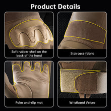 Men’s Tactical Gloves – Full Finger Anti-Slip Outdoor Gloves for Airsoft, Hiking & Fitness