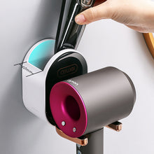 Wall Mounted Hair Dryer Holder – Bathroom Storage Rack for Hair Dryer & Styling