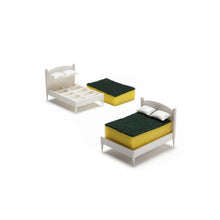 Creative cleaning cloth sponge storage small bed design.