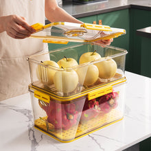 Refrigerator Storage Box Plastic Kitchen Sorting.