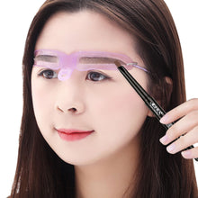 8-Piece Eyebrow Stencil Kit – Reusable Brow Shaping Templates with Handle
