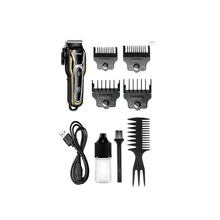 Professional Hair Clipper for Men – USB Rechargeable 2000mAh Cordless Trimmer