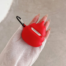 Cartoon 3D Fire Devil AirPods Case – Soft Silicone Protective Cover