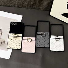Samsung Galaxy Z Flip Case with Ring – Cute Star & Heart Protective Cover