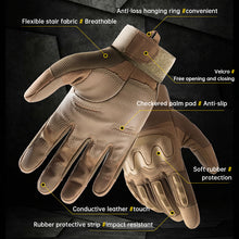 Men’s Tactical Gloves – Full Finger Anti-Slip Outdoor Gloves for Airsoft, Hiking & Fitness
