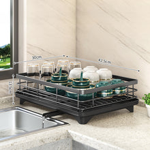 Adjustable Stainless Steel Dish Drying Rack – Kitchen Countertop Organizer
