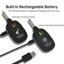 2.4GHz Wireless Guitar Transmitter & Receiver – Low Latency Audio System