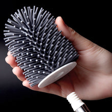 Silicone TPR Toilet Brush Wall-mounted Cleaning Brush For Bathroom.