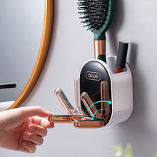 Wall Mounted Hair Dryer Holder – Bathroom Storage Rack for Hair Dryer & Styling
