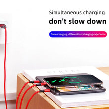 3-in-1 Fast Charging Cable 1.2M – USB Multi Charging Cord