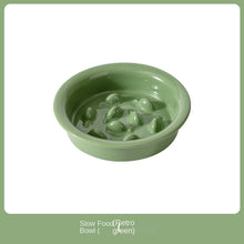 Ceramic Slow Feeding Elevated Cat Bowl Neck Support.