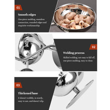 Stainless Steel Divided Serving Tray with Dip Bowls.