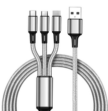 3-in-1 Fast Charging Cable 1.2M – USB Multi Charging Cord
