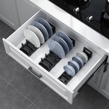 Space Aluminum Draining Dish Rack Cutlery Rack Drawer.