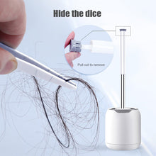 Silicone TPR Toilet Brush Wall-mounted Cleaning Brush For Bathroom.