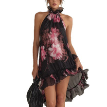 Chiffon Printed Off- Shoulder