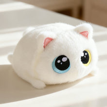 Cute Plush Cat Squishy Emotional Companion Stress Relief Soothing Super Soft Down Cotton Round-Eyed Cat Stackable Toy