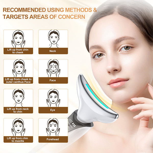 Neck Beauty Device – Rechargeable Facial Massage & Skin Care Tool