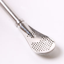 Stainless Steel Straw 304 Coffee Milk Tea Filter Stirrer Spoon Yerba Mate Tea Spoon