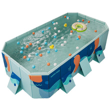 Large Foldable Family Swimming Pool – Non-Inflatable Above Ground Pool for Adults & Kids