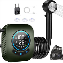 8000mAh Portable Camping Shower IPX8 Waterproof