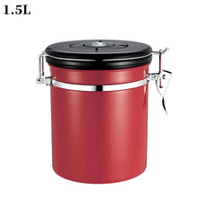 304 Stainless Steel Sealed Jar Coffee Bean Storage.
